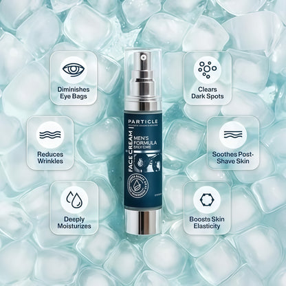 Particle 6-in-1 Face Cream for Men, Men’s Daily Hydrating Moisturizer with Vitamin C, Jojoba Oil, Vitamin E & Hyaluronic Acid, Skin Care Routine, Healthy Skin Support, Pack of 1, 1.7 FL OZ